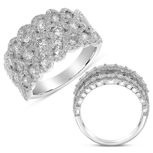 ELIE AZZI 2.15 ctw. PLATINUM FASHION RING D4317-PL