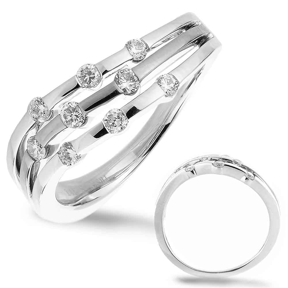 ELIE AZZI 0.31 ctw. WHITE GOLD DIAMOND RING D4342WG