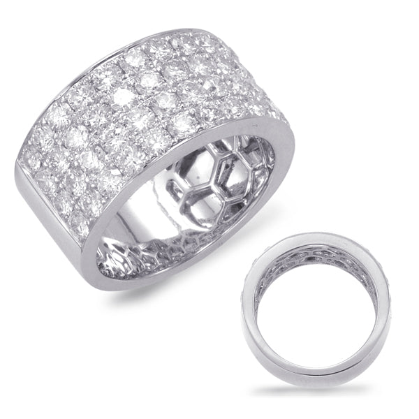 ELIE AZZI 2.19 ctw. WHITE GOLD DIAMOND BAND D4390-3WG