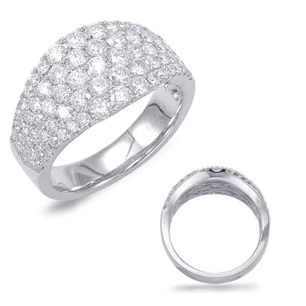 ELIE AZZI 1.70 ctw. WHITE GOLD DIAMOND BAND D4391WG