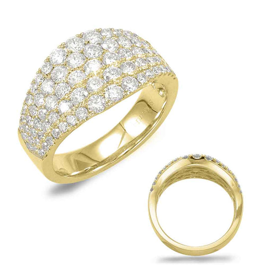 ELIE AZZI 1.70 ctw. YELLOW GOLD DIAMOND BAND D4391YG