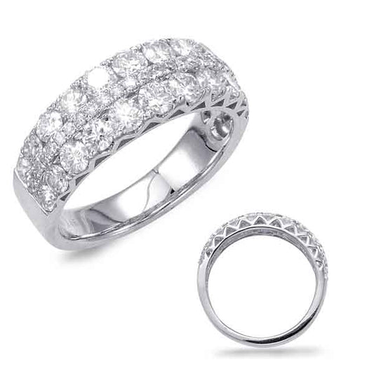 ELIE AZZI 1.91 ctw. WHITE GOLD DIAMOND BAND D4394WG