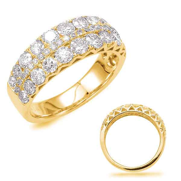 ELIE AZZI 1.91 ctw. YELLOW GOLD DIAMOND BAND D4394YG