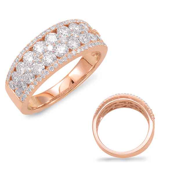 ELIE AZZI 1.70 ctw. ROSE GOLD DIAMOND BAND D4395RG