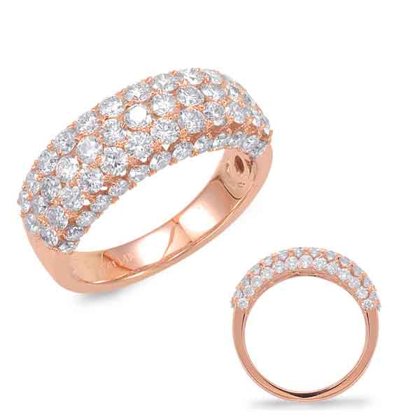 ELIE AZZI 2.31 ctw. ROSE GOLD DIAMOND BAND D4396RG