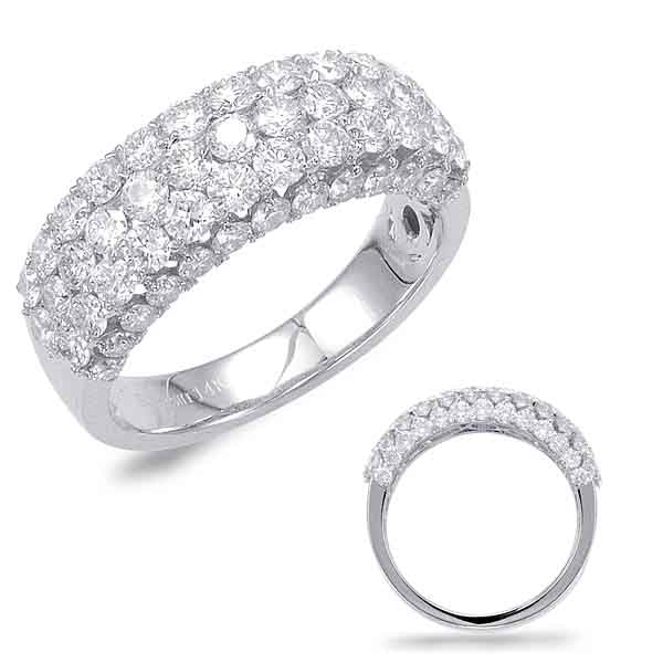 ELIE AZZI 2.31 ctw. WHITE GOLD DIAMOND BAND D4396WG
