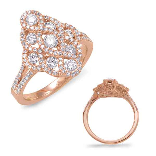 ELIE AZZI 1.11 ctw. ROSE GOLD FASHION RING D4397RG