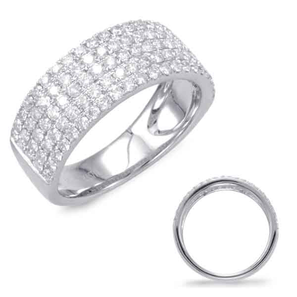 ELIE AZZI 1.19 ctw. PLATINUM WEDDING BAND D4399-PL