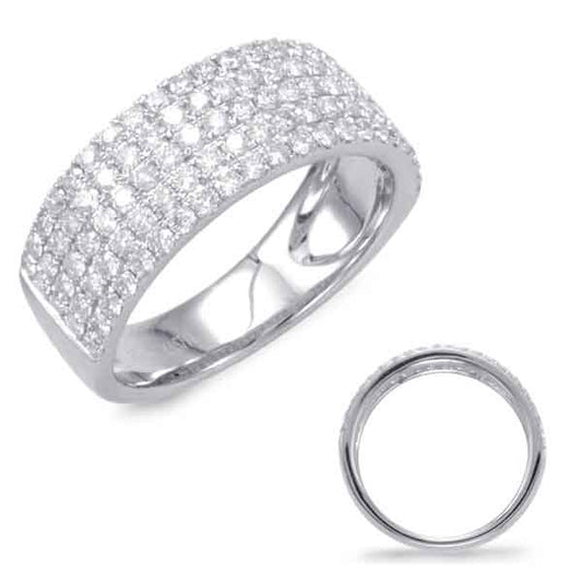 ELIE AZZI 1.19 ctw. PLATINUM WEDDING BAND D4399-PL