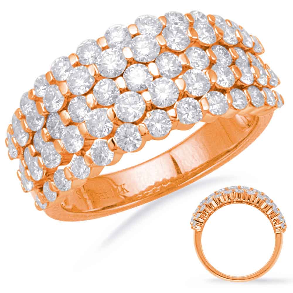 ELIE AZZI 1.97 ctw. ROSE GOLD DIAMOND FASHION RING D4401RG