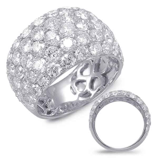 ELIE AZZI 4.26 ctw. WHITE GOLD DIAMOND FASHION RING D4406WG