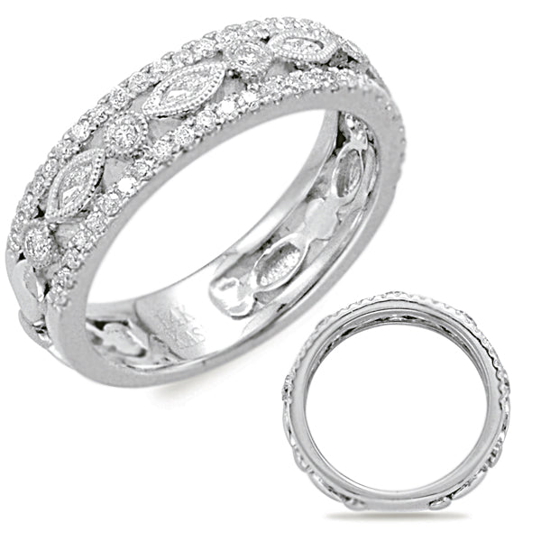 ELIE AZZI 0.54 ctw. PLATINUM WEDDING BAND D4412-PL