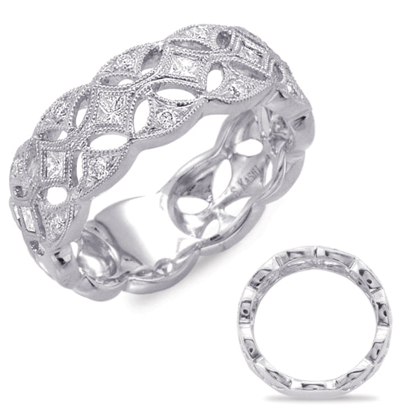 ELIE AZZI 0.42 ctw. WHITE GOLD PAVE BAND D4415WG