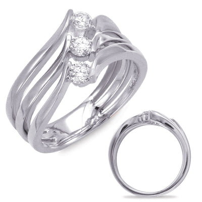 ELIE AZZI 0.40 ctw. PLATINUM FASHION RING D4417-PL