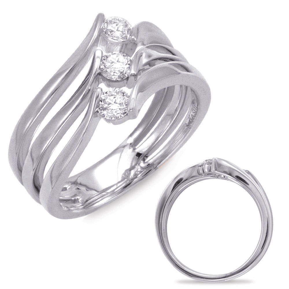 ELIE AZZI 0.40 ctw. WHITE GOLD FASHION RING D4417WG