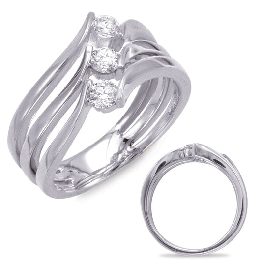 ELIE AZZI 0.40 ctw. WHITE GOLD FASHION RING D4417WG