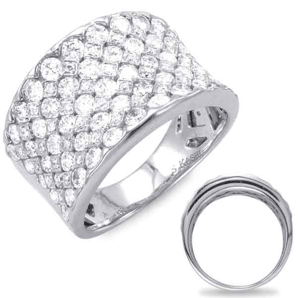 ELIE AZZI 2.02 ctw. WHITE GOLD DIAMOND FASHION RING D4425WG