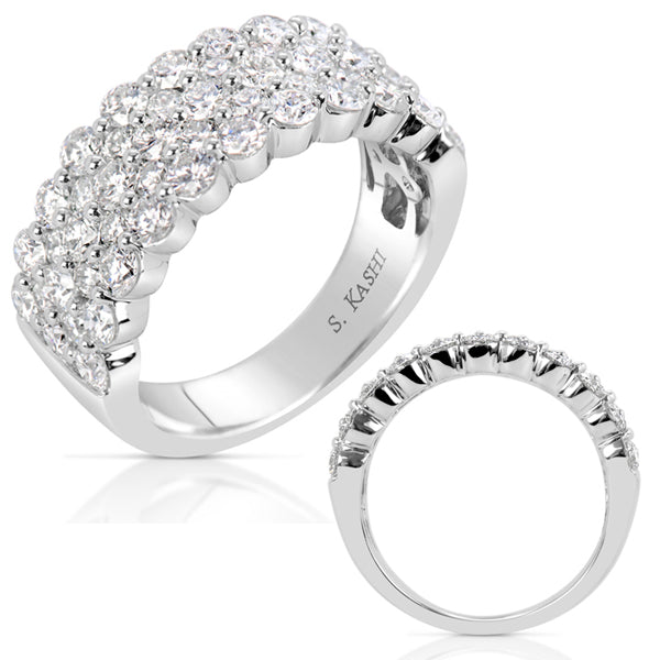 ELIE AZZI 2.25 ctw. WHITE GOLD DIAMOND RING D4428WG
