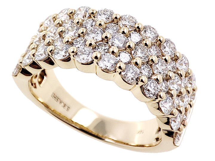 ELIE AZZI 2.25 ctw. YELLOW GOLD DIAMOND RING D4428YG