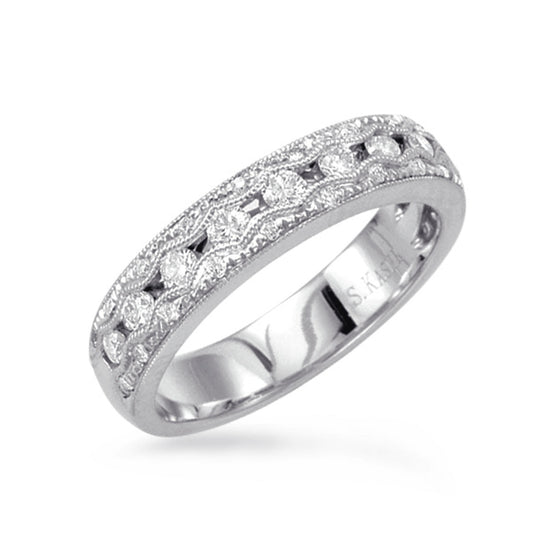 ELIE AZZI 0.47 ctw. WHITE GOLD DIAMOND FASHION RING D4475WG