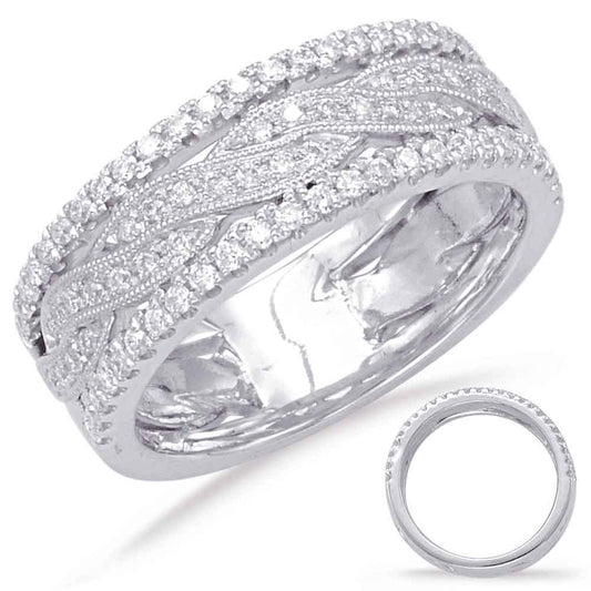 ELIE AZZI 0.47 ctw. WHITE GOLD DIAMOND FASHION RING D4528WG