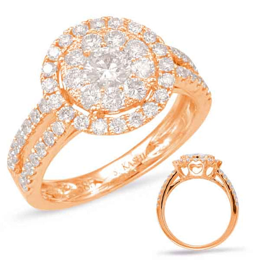 ELIE AZZI 1.25 ctw. ROSE GOLD DIAMOND FASHION RING D4543RG