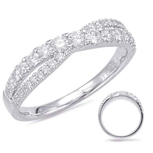 ELIE AZZI 0.56 ctw. PLATINUM DIAMOND FASHION RING D4554-PL