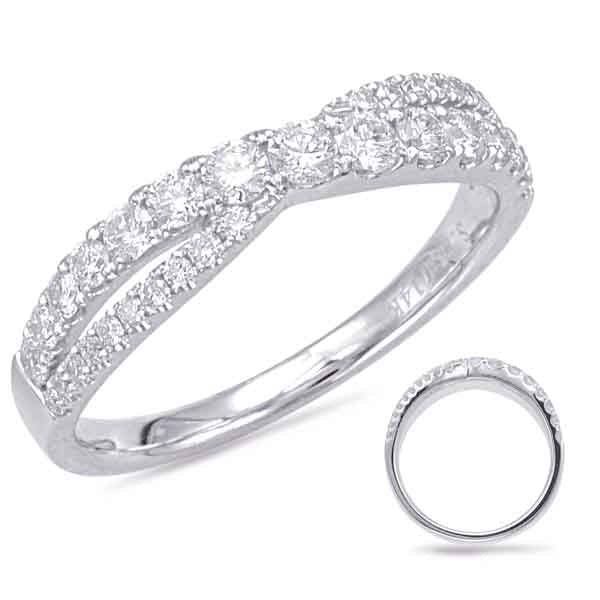 ELIE AZZI 0.56 ctw. WHITE GOLD DIAMOND FASHION RING D4554WG