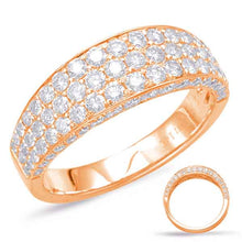 ELIE AZZI 1.46 ctw. ROSE GOLD PAVE DIAMOND BAND D4558RG