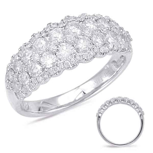 ELIE AZZI 1.31 ctw. WHITE GOLD DIAMOND FASHION RING D4561WG