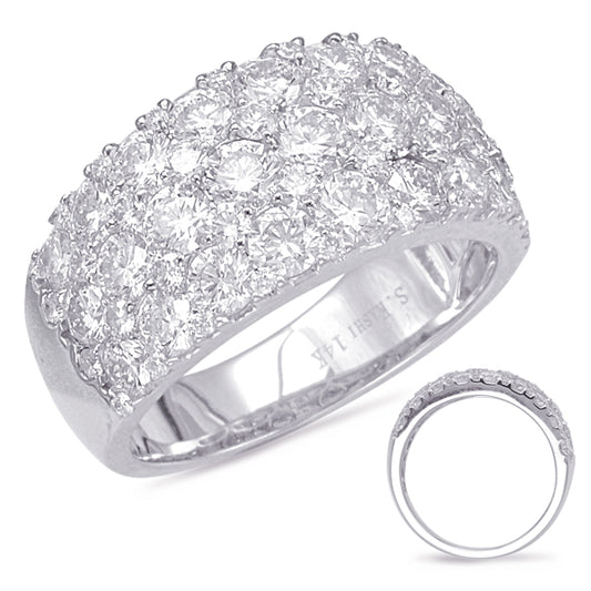 ELIE AZZI 3.32 ctw. PLATINUM DIAMOND FASHION RING D4562-PL