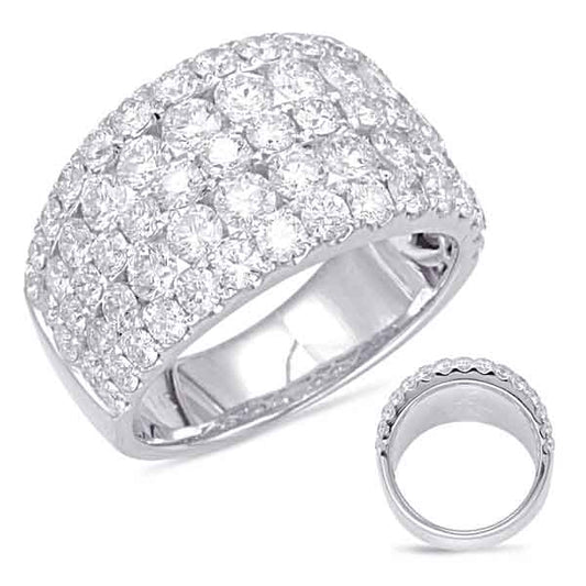 ELIE AZZI 3.09 ctw. WHITE GOLD DIAMOND FASHION RING D4563WG