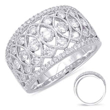 ELIE AZZI 0.99 ctw. WHITE GOLD DIAMOND FASHION RING D4570WG