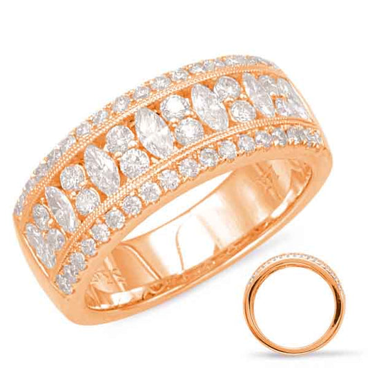 ELIE AZZI 1.00 ctw. ROSE GOLD DIAMOND FASHION RING D4576RG