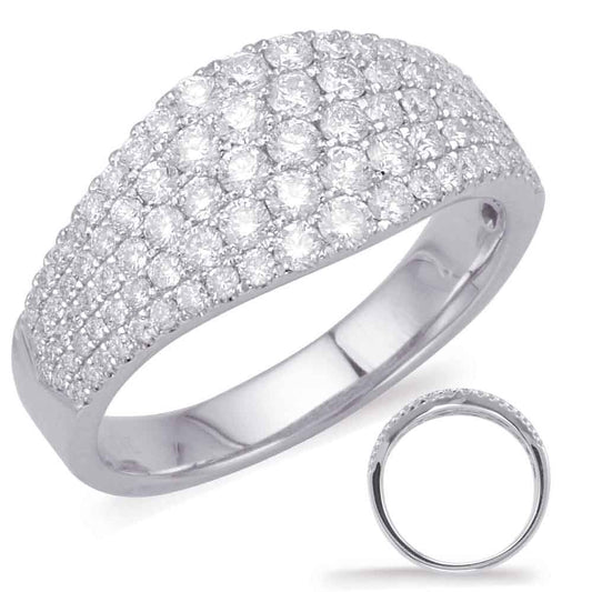 ELIE AZZI 1.01 ctw. WHITE GOLD DIAMOND FASHION RING D4585WG