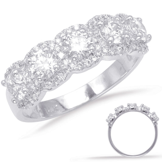 ELIE AZZI 1.31 ctw. WHITE GOLD DIAMOND FASHION RING D4593WG