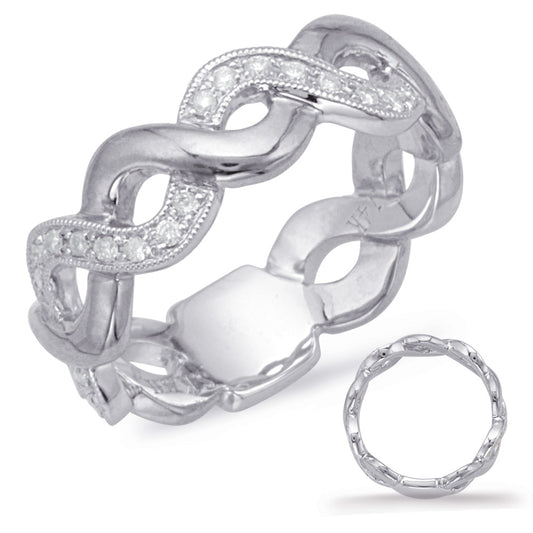 ELIE AZZI 0.27 ctw. WHITE GOLD DIAMOND FASHION RING D4595WG
