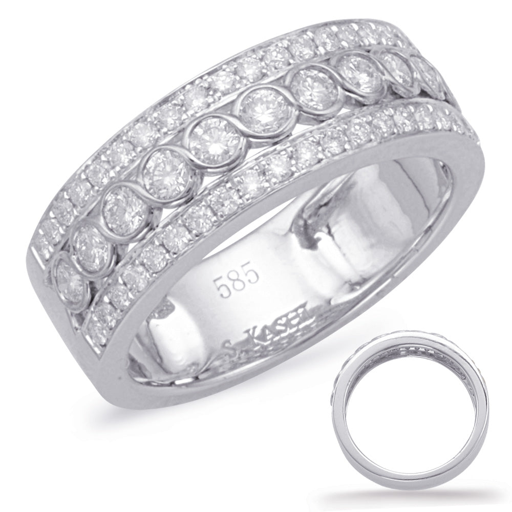 ELIE AZZI 0.75 ctw. WHITE GOLD DIAMOND FASHION RING D4605WG