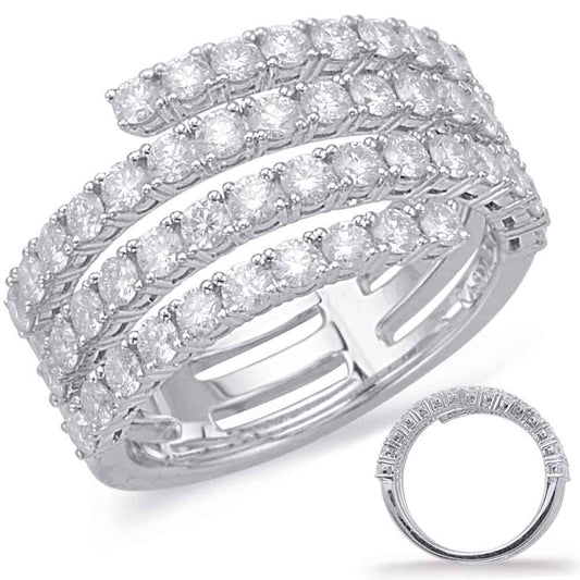 ELIE AZZI 1.50 ctw. WHITE GOLD DIAMOND FASHION RING D4612WG