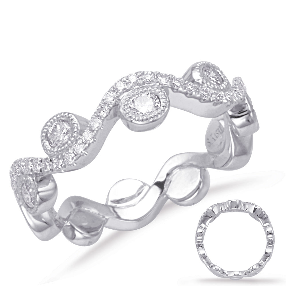 ELIE AZZI 0.49 ctw. WHITE GOLD DIAMOND FASHION RING D4633WG