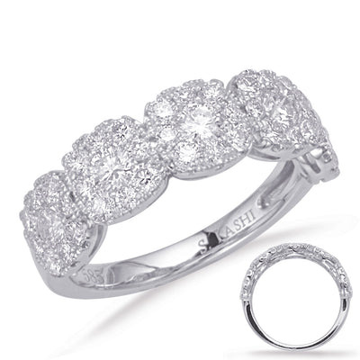 ELIE AZZI 1.40 ctw. PLATINUM DIAMOND FASHION BAND D4635-PL