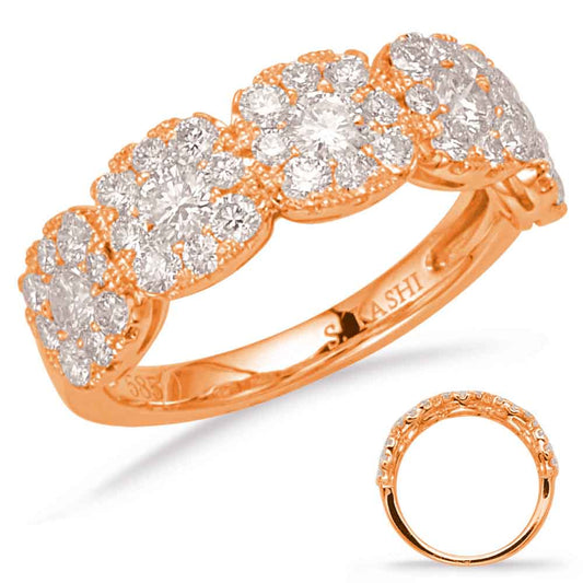 ELIE AZZI 1.40 ctw. ROSE GOLD DIAMOND FASHION RING D4635RG