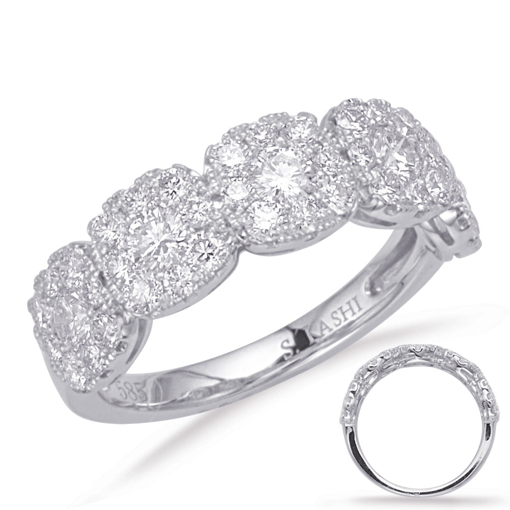 ELIE AZZI 1.40 ctw. WHITE GOLD DIAMOND FASHION RING D4635WG