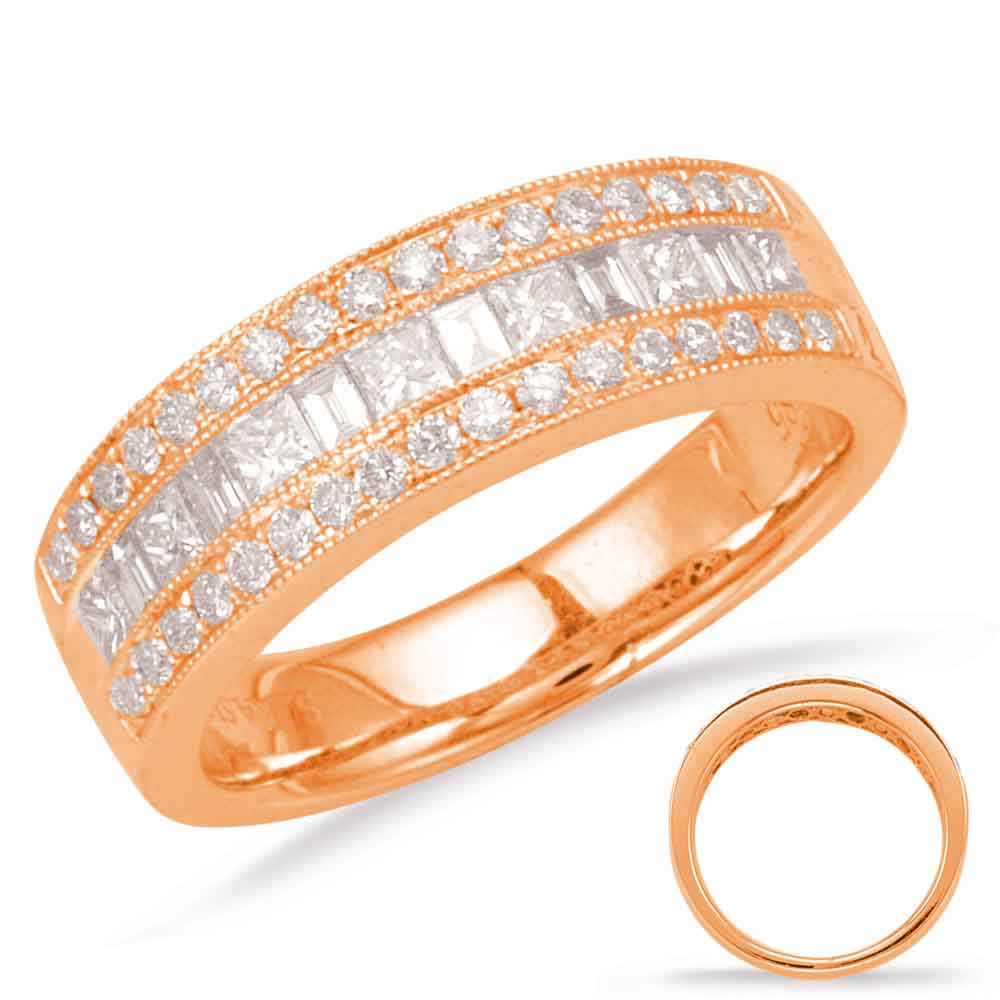 ELIE AZZI 0.77 ctw. ROSE GOLD DIAMOND FASHION RING D4636RG