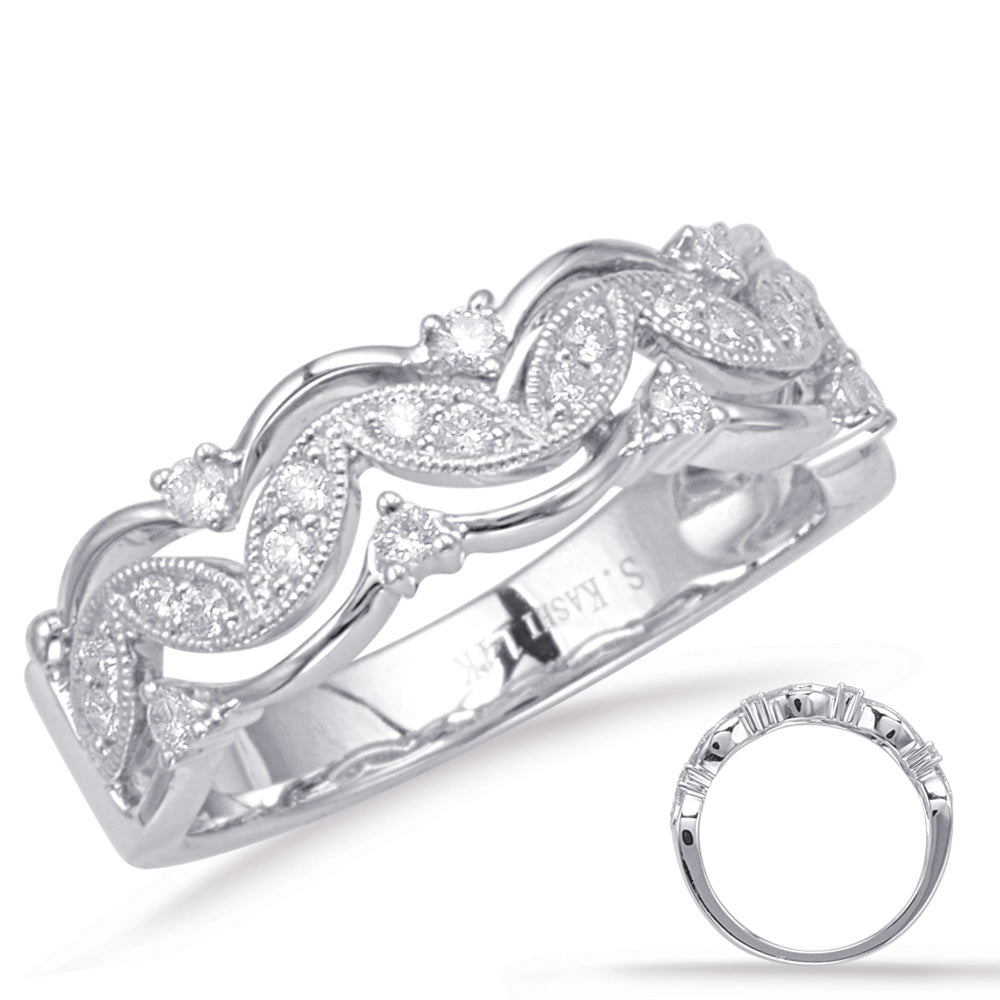 ELIE AZZI 0.26 ctw. WHITE GOLD DIAMOND FASHION RING D4642WG