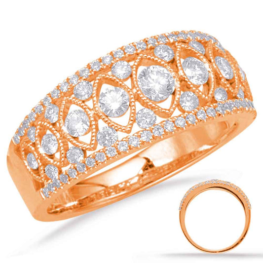 ELIE AZZI 0.75 ctw. ROSE GOLD DIAMOND FASHION RING D4644RG