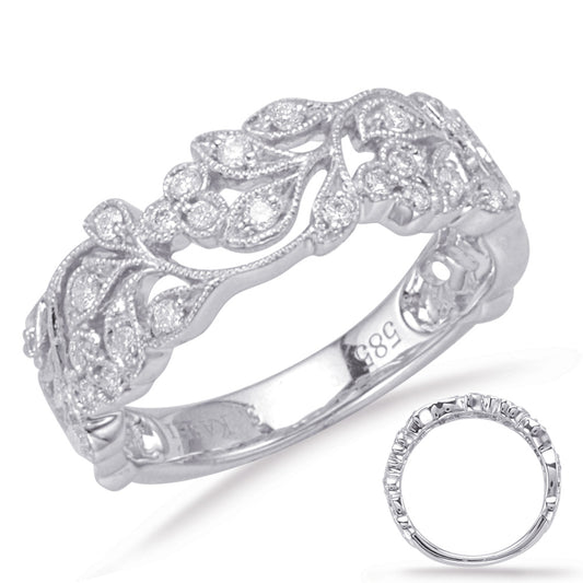 ELIE AZZI 0.25 ctw. WHITE GOLD DIAMOND FASHION RING D4646WG