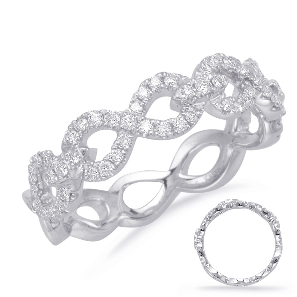 ELIE AZZI 0.36 ctw. WHITE GOLD DIAMOND FASHION RING D4656WG