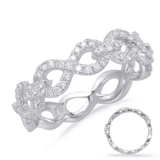 ELIE AZZI 0.36 ctw. WHITE GOLD DIAMOND FASHION RING D4656WG