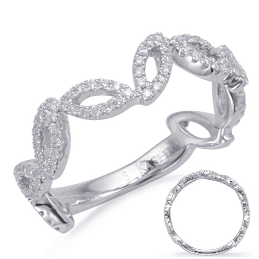 ELIE AZZI 0.30 ctw. PLATINUM DIAMOND FASHION RING D4659-PL